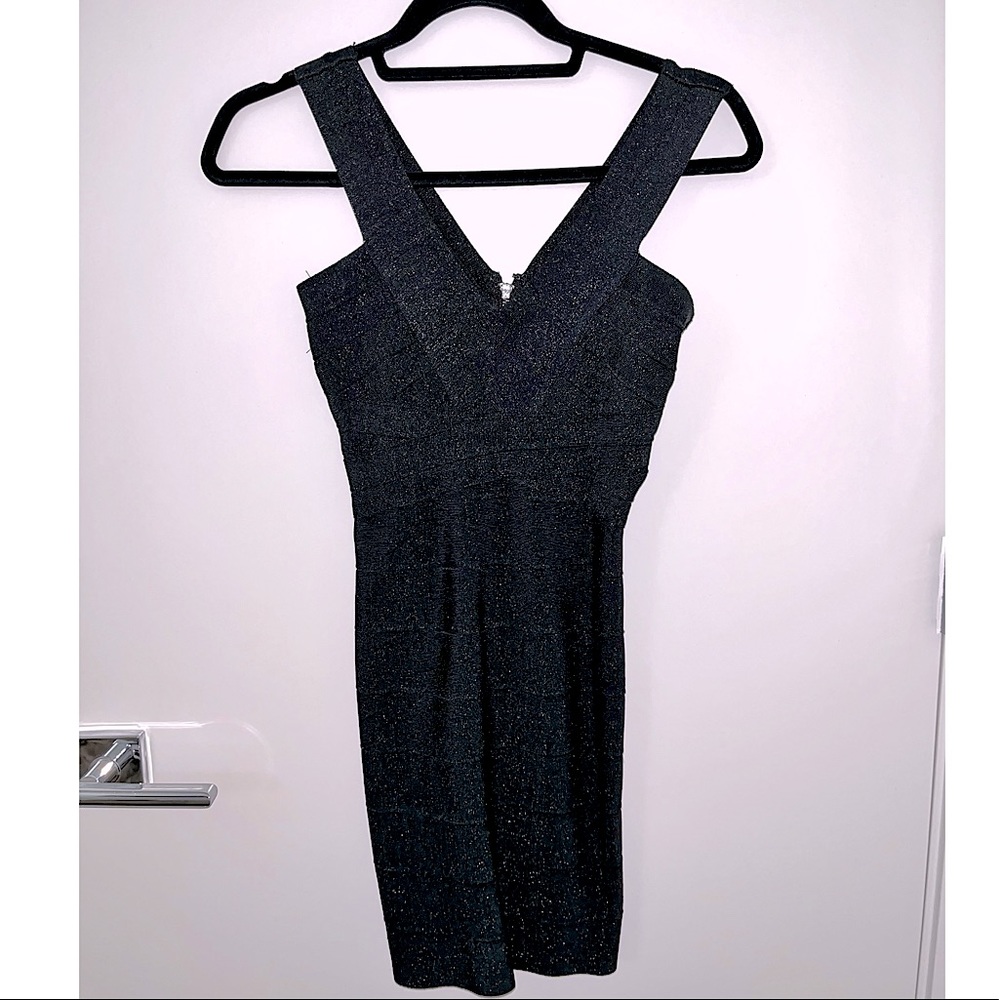 Bebe sparkly Body Con dress, XS